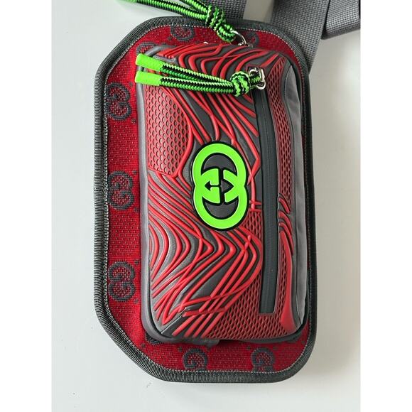 Gucci GG Logo Nylon Belt Bag Multicolor 752102 Size 110 (44) Italy New - Picture 14 of 14